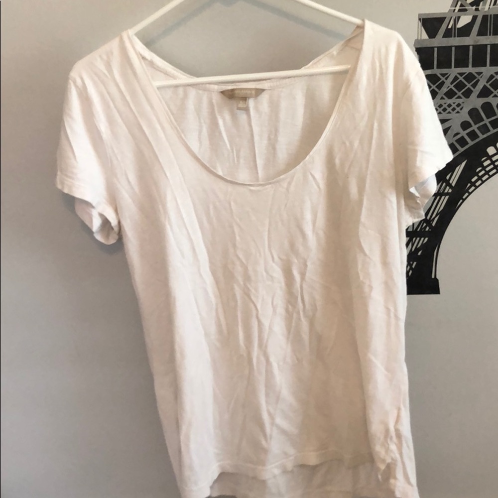 Banana Republic Plain White Top